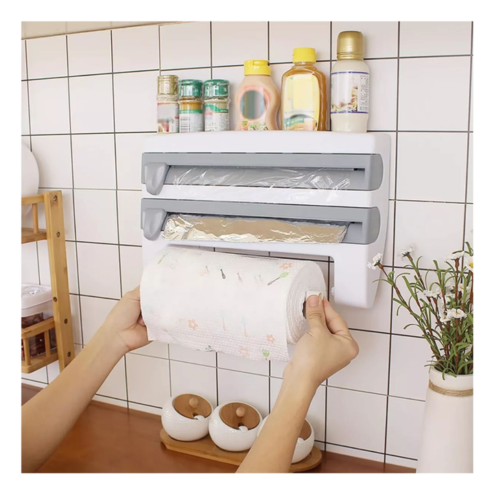 Dispensador organizador 4 en 1 para cocina