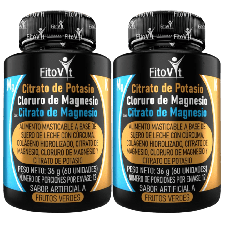 Potasio y Magnesio Fitovit en Pastas Masticables
