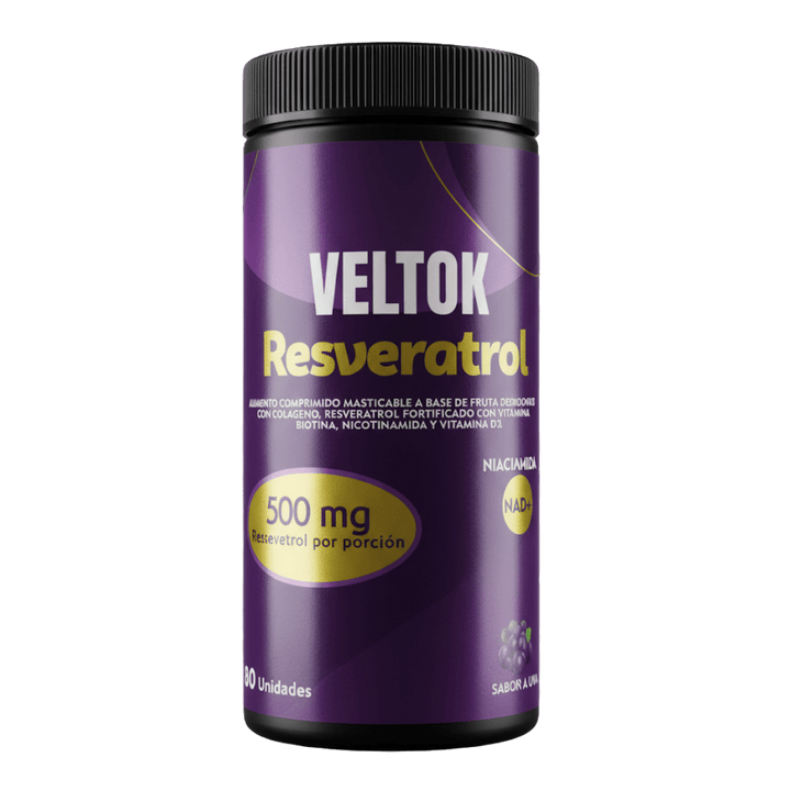 Resveratrol, piel,